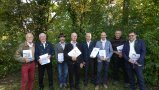 Die aktive Vorstandschaft der Teilnehmergemeinschaft Ainring. 