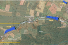 Skizze von Region des Ampertals mit Wasserschwerpunkten.