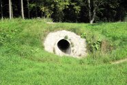 Abfluss von Regenwasser in der Landschaft 