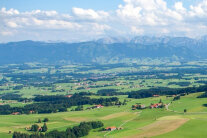 Eine Karte mit der Region rund um den Auerberg