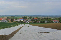 Blick auf Felder und Ehekirchen