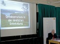 Herr Bürgermeister Häusl aus Waging beim Vortrag zum Schwerpunktthema Gewässerschutz